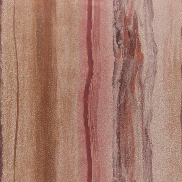 Harlequin Vitruvius Wallpaper in Copper / Ruby For Sale