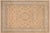 Boho Chic Orange/Beige Wool Rug - 8'2'' X 10'2'' For Sale - Image 9 of 10