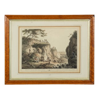Edward Orme, Hunting Wolves in Their Dens, 1806, Engraving For Sale