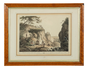 Edward Orme, Hunting Wolves in Their Dens, 1806, Engraving