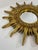 1960s 1960s French Style 17.25" Gilded Sunburst Wall Mirror For Sale - Image 5 of 18