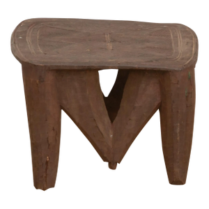 "M" Shaped Legs Rustic Nupe Table