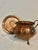 Copper Antique Swedish Oscar Nilsson Eskilstuna Copper & Brass Coffee or Tea Service With Warming Stands - 3 Piece Set For Sale - Image 8 of 12