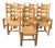 Country French Ladder Back Chairs Ready for Upholstery - Set of 8 For Sale