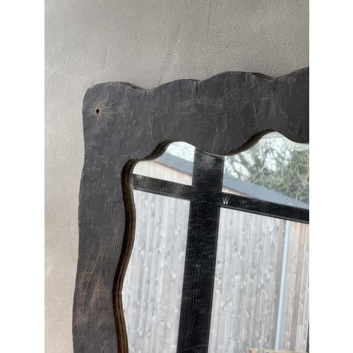 Vintage French Composite Concrete Mirror, 1970s For Sale - Image 10 of 11