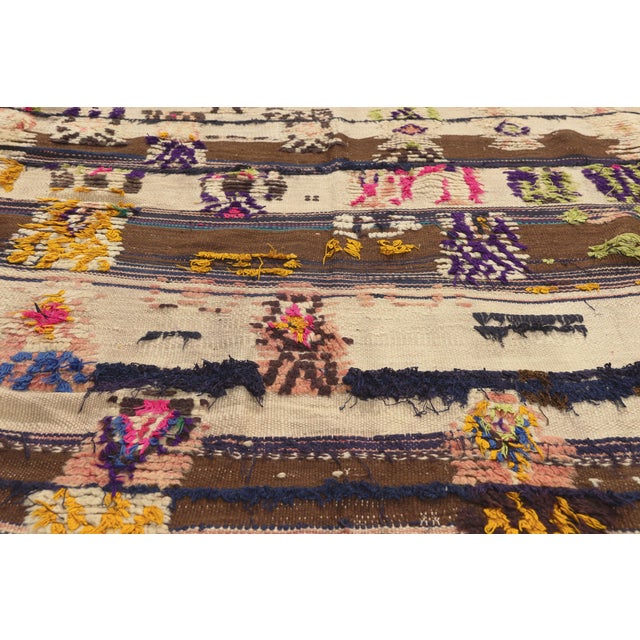 Late 20th Century Vintage Taznakht Glaoui Moroccan Rug, 03'10 X 11'03 For Sale - Image 5 of 10