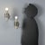 Wall lamps dating back to the 1960s, featuring a structure in chrome-plated metal and enameled aluminum. These lamps...