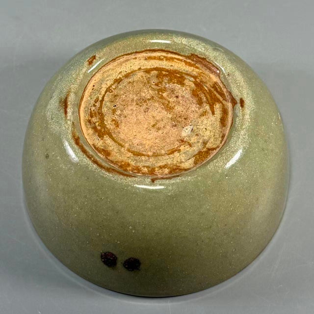 Longquan‑Style Celadon Small Bowl With Speckled Details For Sale - Image 4 of 5