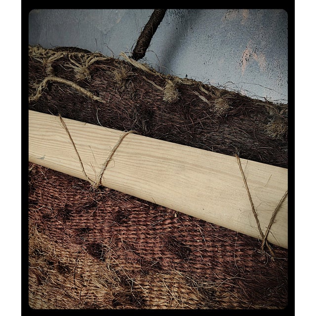 European Fiber Art Tapestry with Moth, 1970s-1980s For Sale - Image 12 of 17