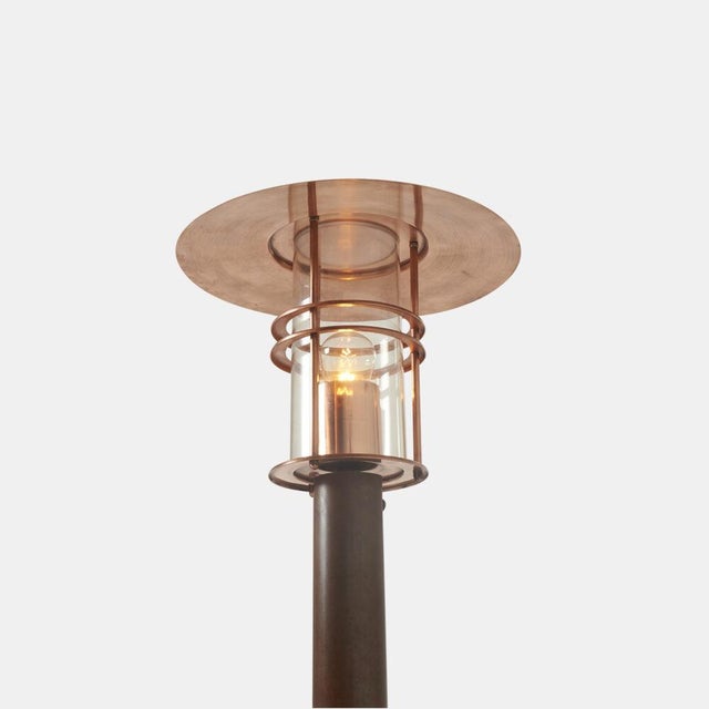 1950s Danish Copper Sidewalk or Lamps - a Pair For Sale - Image 10 of 10
