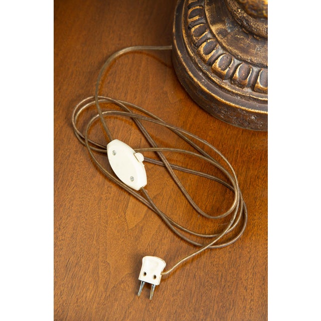 Metal Brutalist Table Lamp by Feldman For Sale - Image 7 of 7