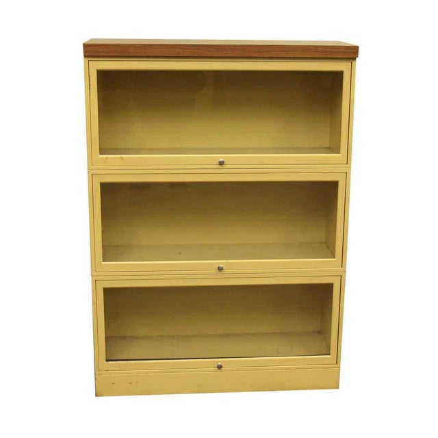 Yellow Metal Barrister Bookcase Chairish