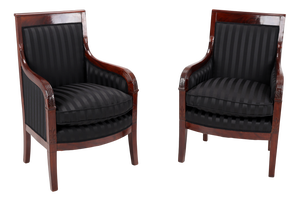 Set of Antique Empire Chairs in Mahagony, 1810