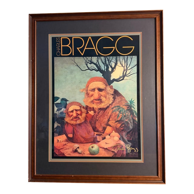 Late 20th Century Charles Bragg Signed Serigraph For Sale