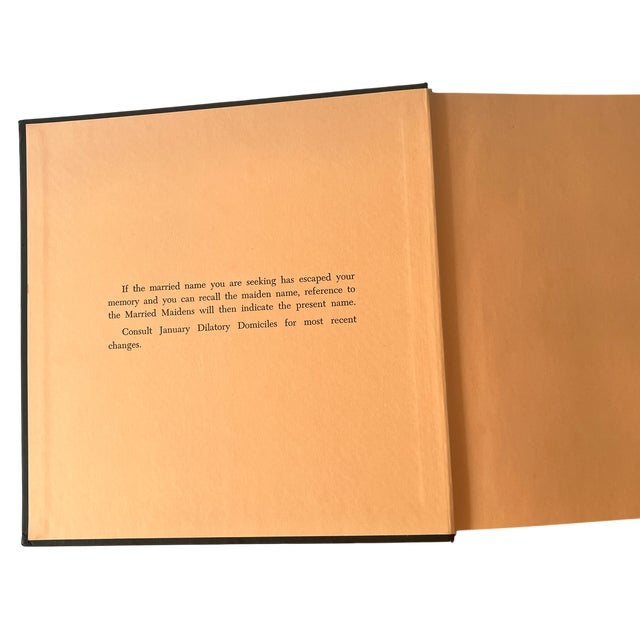 1979 Edition Social Register Hardcover Book For Sale In Jacksonville, FL - Image 6 of 7