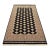 Bokhara Jaldar Rug 5’3” X 8’5” Black Wool Tribal Hand-Knotted Oriental Carpet For Sale