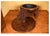 Wood Vintage Decorative Tibetan Style Lidded Ceremonial Bowl on Stand For Sale - Image 7 of 7