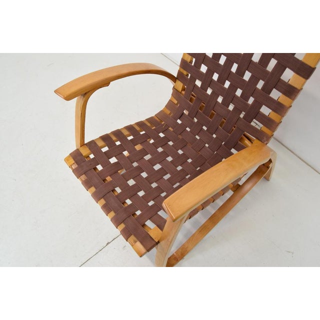 Bent Beechwood Armchair by Jan Vaněk, 1930s For Sale - Image 6 of 18