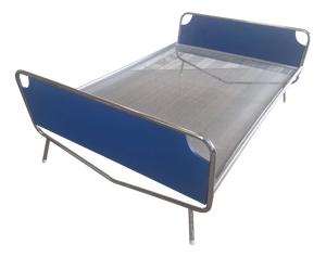 Chrome-Plated Tubular Steel Bed by Wim Rietveld, 1950s