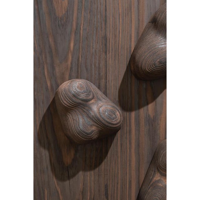 Echo 14 Sculpture in Yellow Pine and Steel Frame by Camille De Prêtre For Sale - Image 4 of 6