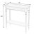 Transitional Aubrey Plum Console Table, Black For Sale - Image 3 of 9