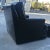 Mid-Century Modern Club Chair & Ottoman in Patent Leather Manner of Edward Wormley for Dunbar For Sale - Image 13 of 13