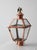 Vintage Copper Lantern Light Fixture With Brass Eagle Finial For Sale - Image 4 of 18