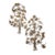 Late 20th Century Gilt 5 Light Tole Sconces Pair For Sale