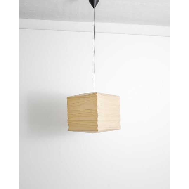 Early Mid-Century Isamu Noguchi 45x Akari Ceiling Lamp Pendant by Ozeki & Co, Japan, 1970s For Sale - Image 10 of 10