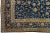 Persian 1960s Vintage Persian Kashan Handmade Blue Wool Rug With Floral Pattern For Sale - Image 3 of 7