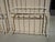White Pair Tall Vintage French Country Cast Iron White Twin Bed Frames Headboards For Sale - Image 8 of 12