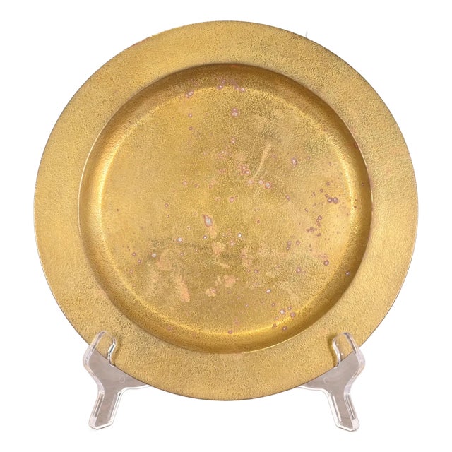 Tiffany Studios New York Bronze Doré Plate or Charger For Sale