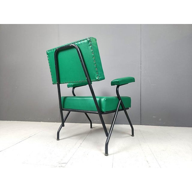 Mid-Century Italian Armchair, 1950s For Sale - Image 10 of 12