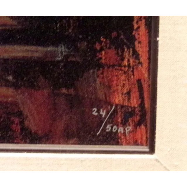 Pino Daeni "Sharing Moment" Framed Hand Signed Embellished Giclee on Canvas For Sale In Denver - Image 6 of 6