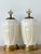 Vintage Boho Frederick Cooper Ginkgo Glazed Ceramic Lamps - A Pair For Sale - Image 10 of 12