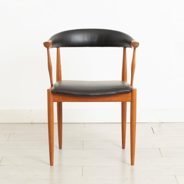 Mid-Century Modern Mid-Century Danish Model BA113 Dining Chairs in Teak by Johannes Andersen for BRDR, 1965, Set of 8 For Sale - Image 3 of 10