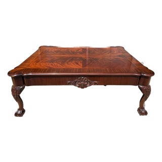 1990s Henkel Harris Georgian Cocktail Table Model No. 5250w For Sale
