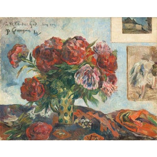 Paul Gauguin Still Life With Peonies Giclee LTD Edition For Sale