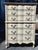 1970 French Provincial tall 6-drawer dresser with cream painted finish and elegant gold detailing. Made by high-end MCM...