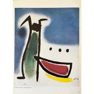 Miro Derriere Le Miroir Dm07231 Feamme Oiseaux Constillations 1978 For Sale
