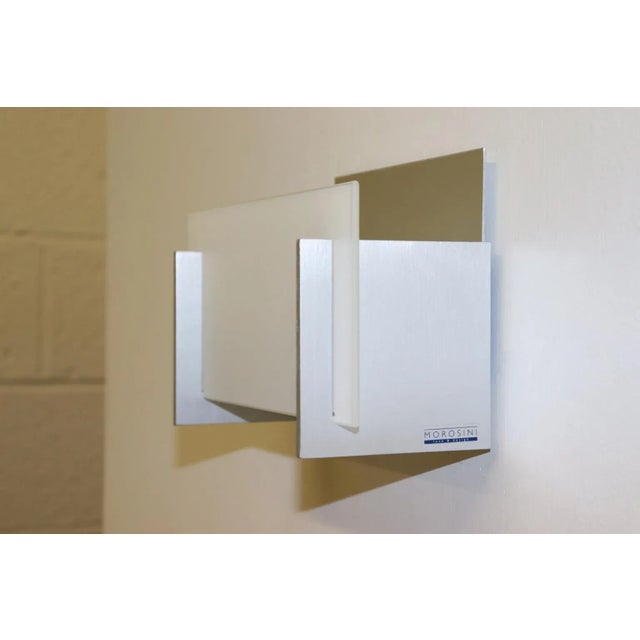 Gray Mid-Century Modern Morosini Wall Lamp For Sale - Image 8 of 12