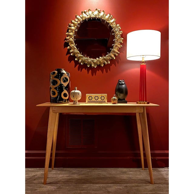 Traditional Currey & Co. Rhyme Red Table Lamp For Sale - Image 3 of 5