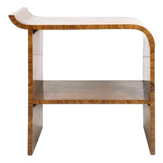Vintage Coffee Table in Plywood and Steel, Italy, 1970s For Sale