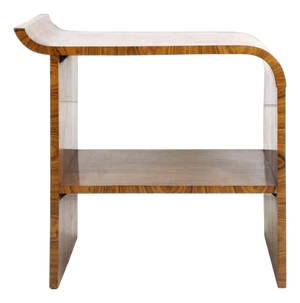 Vintage Coffee Table in Plywood and Steel, Italy, 1970s