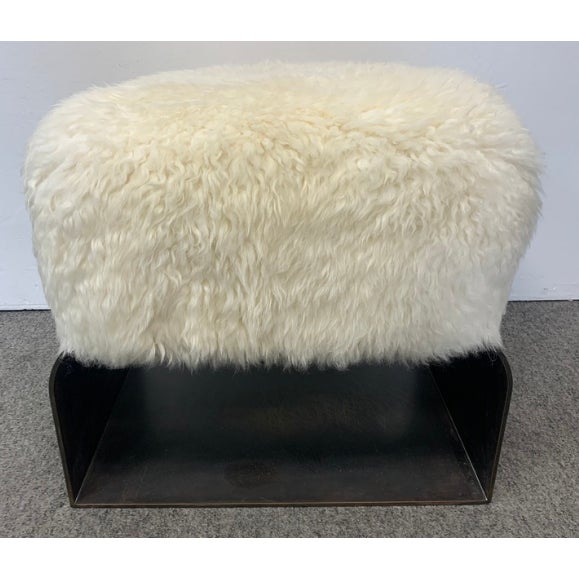 Diva Stool by Azadeh Shaldovsky purchased through Jean De Merry in 2017. Solid steel base in Smokey Charcoal finish....