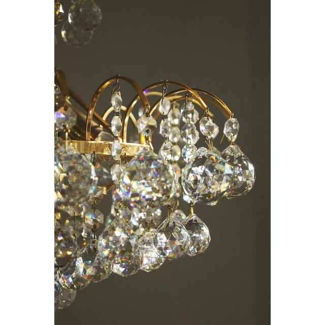Crystal Glass Ceiling Lamp from Christoph Palme For Sale - Image 3 of 10