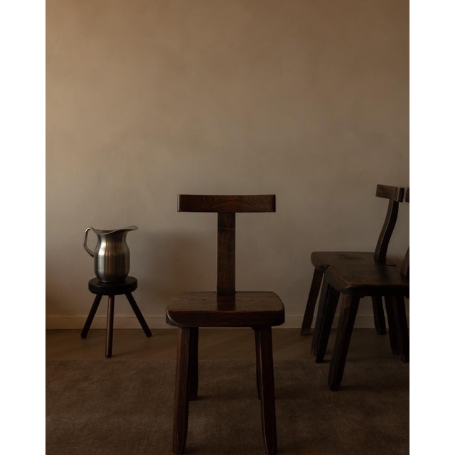 Vintage T Dining Chairs from Aranjou, 1960s, Set of 3 For Sale - Image 11 of 18