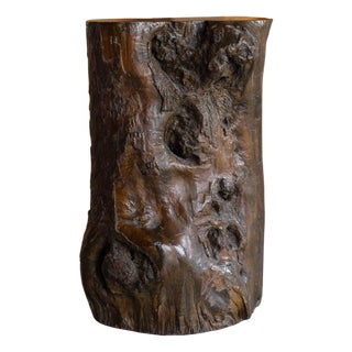 Sculptural Organic Wood Table For Sale