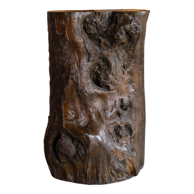 Sculptural Organic Wood Table For Sale