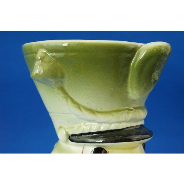 20th Century Deco Ceramic Sugar Bowl Vase Police Duck by Tarcisio Tosin for La Freccia, Italy., 1930s For Sale - Image 15 of 18